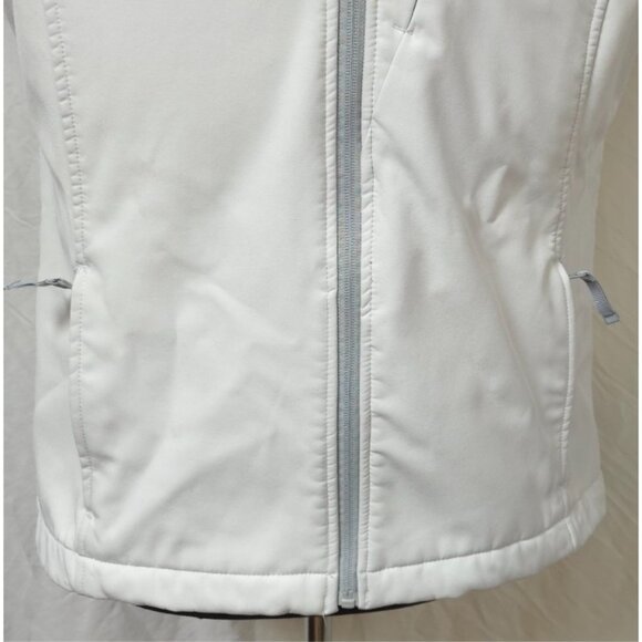 Boot Daddy Womems Medium White Zip Up Cowgirl Western Fleece Lined Logo Vest - Picture 3 of 15